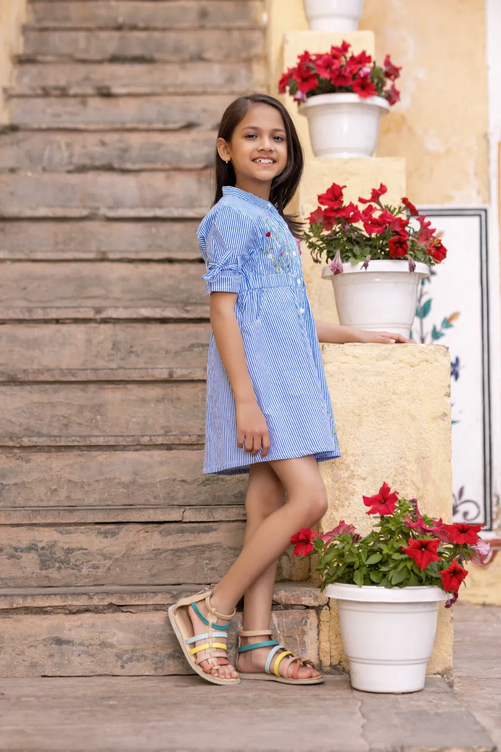 Blue Stripe Dress