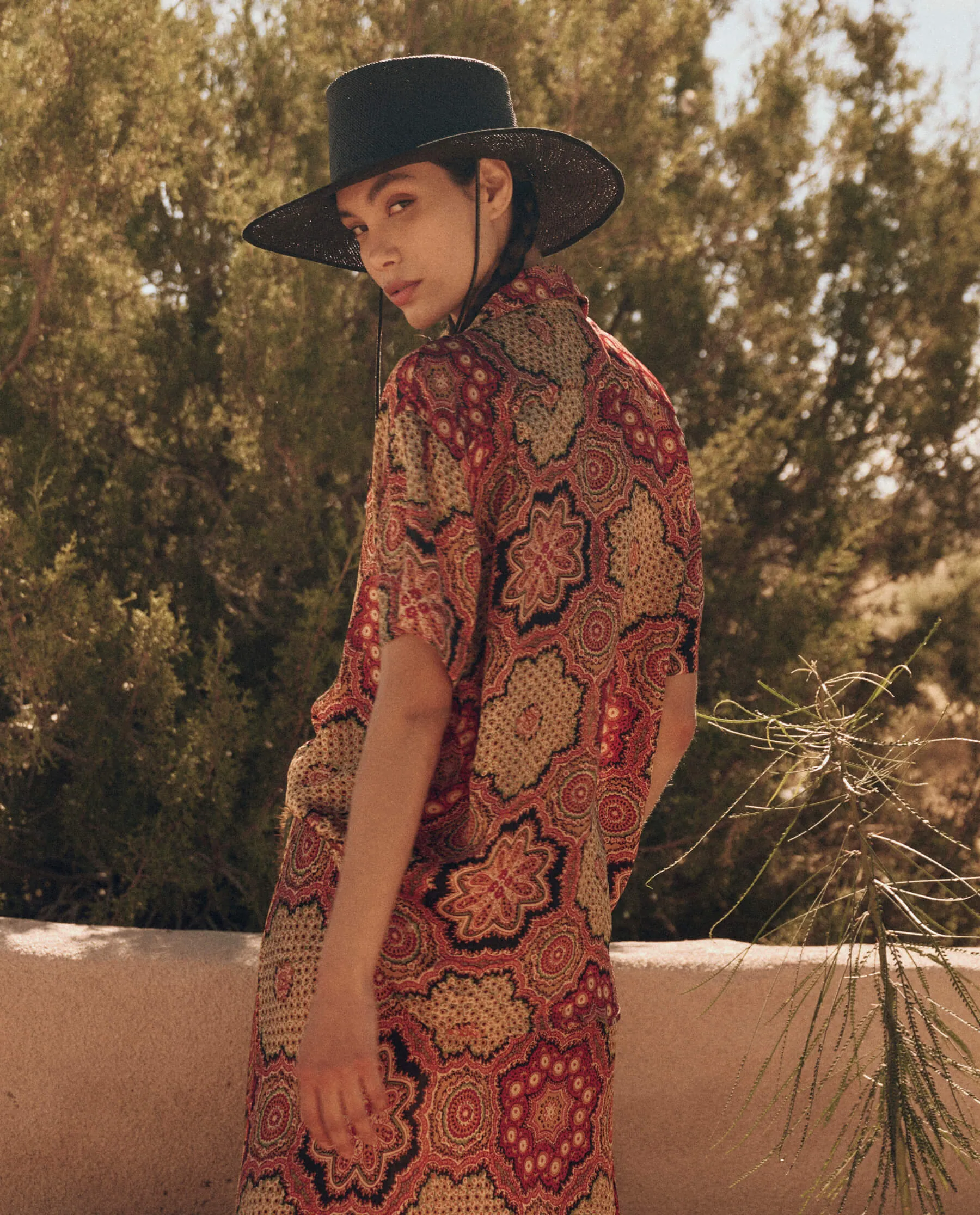 The Richmond Top. -- Patchwork Print