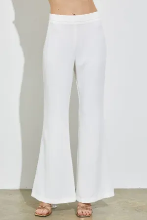 White Wide Leg Pants